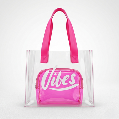 The Barbie Vibe Clear Tote
