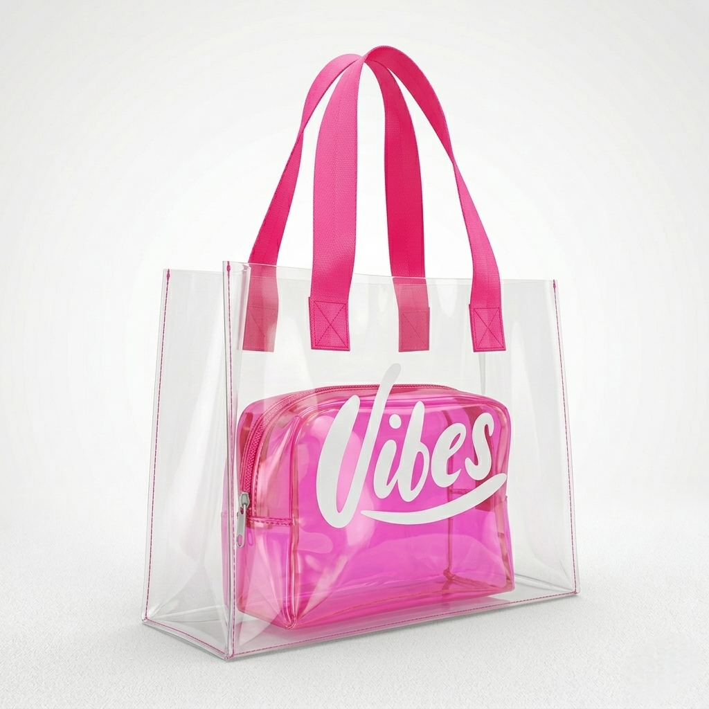 The Barbie Vibe Clear Tote