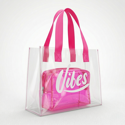 The Barbie Vibe Clear Tote