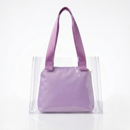 The Lavender Vibe Clear Tote