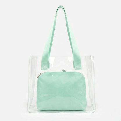 The Aqua Vibe Clear Tote