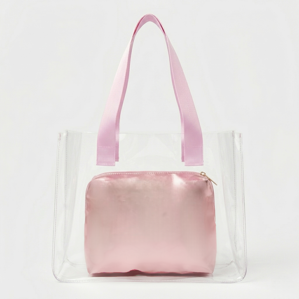 The Rose Gold Vibe Clear Tote