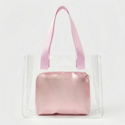 The Rose Gold Vibe Clear Tote