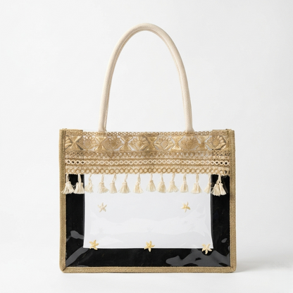 The Coastal Starfish Jute Tote
