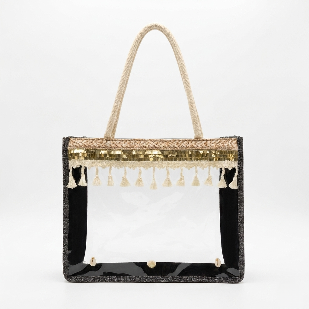 The Midnight Shell Clear Tote