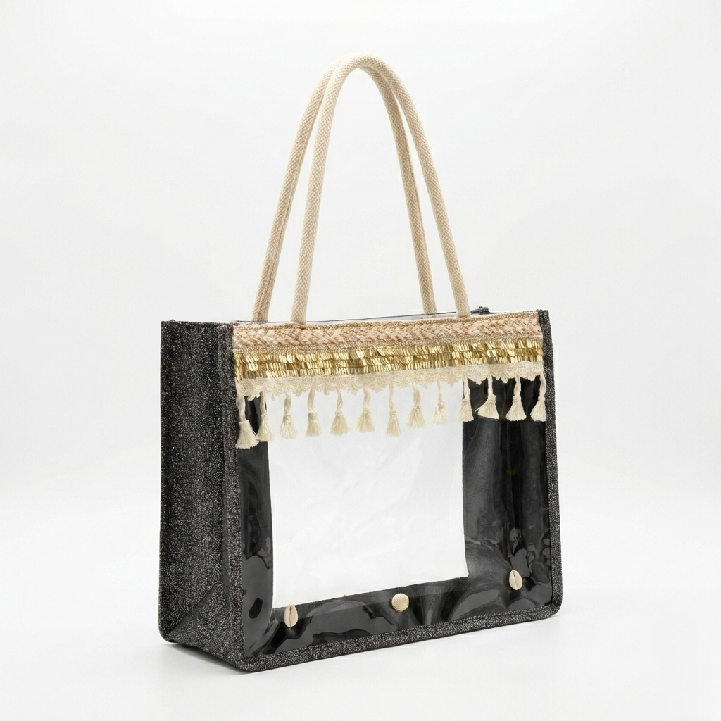 The Midnight Shell Clear Tote