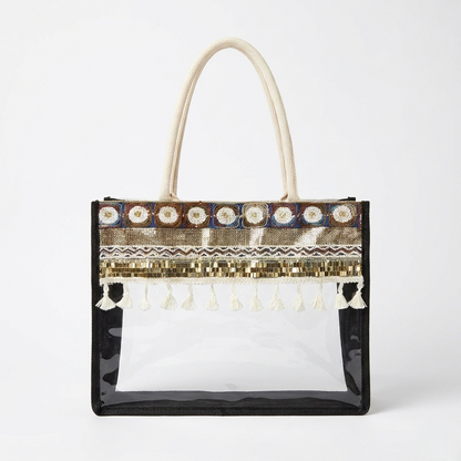 The Bohemian Mosaic Clear Tote