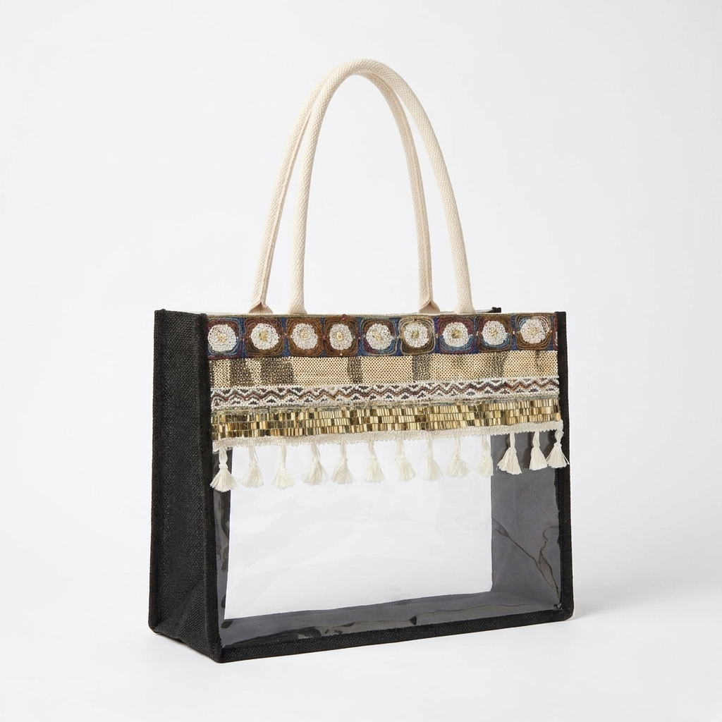 The Bohemian Mosaic Clear Tote
