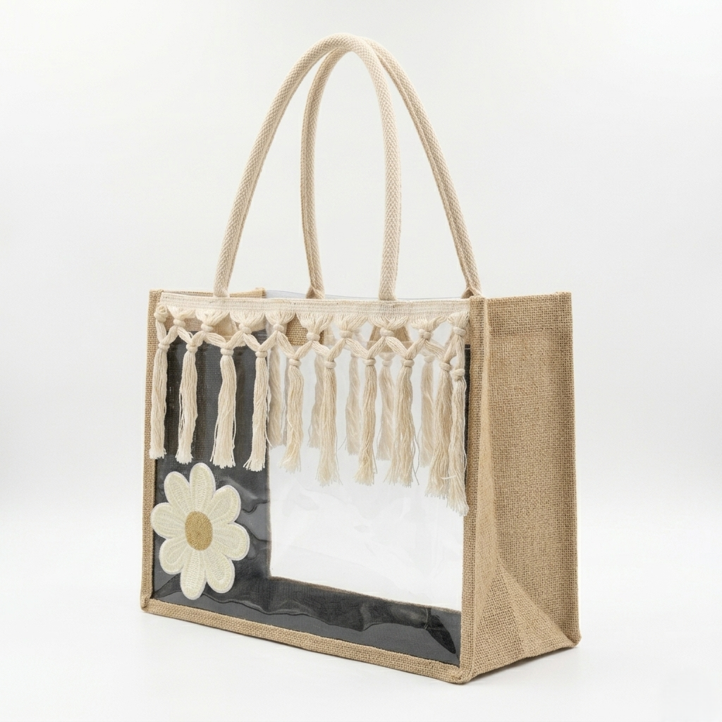 The Daisy Meadow Clear Tote - ORA