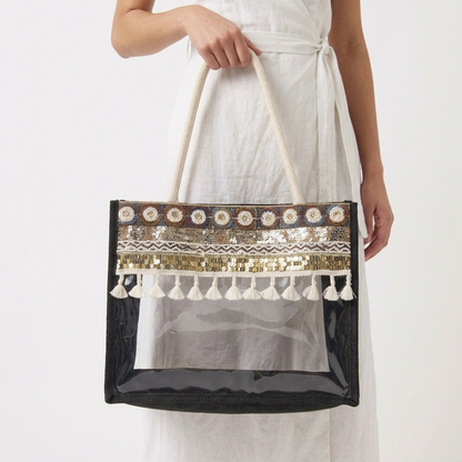 The Bohemian Mosaic Clear Tote