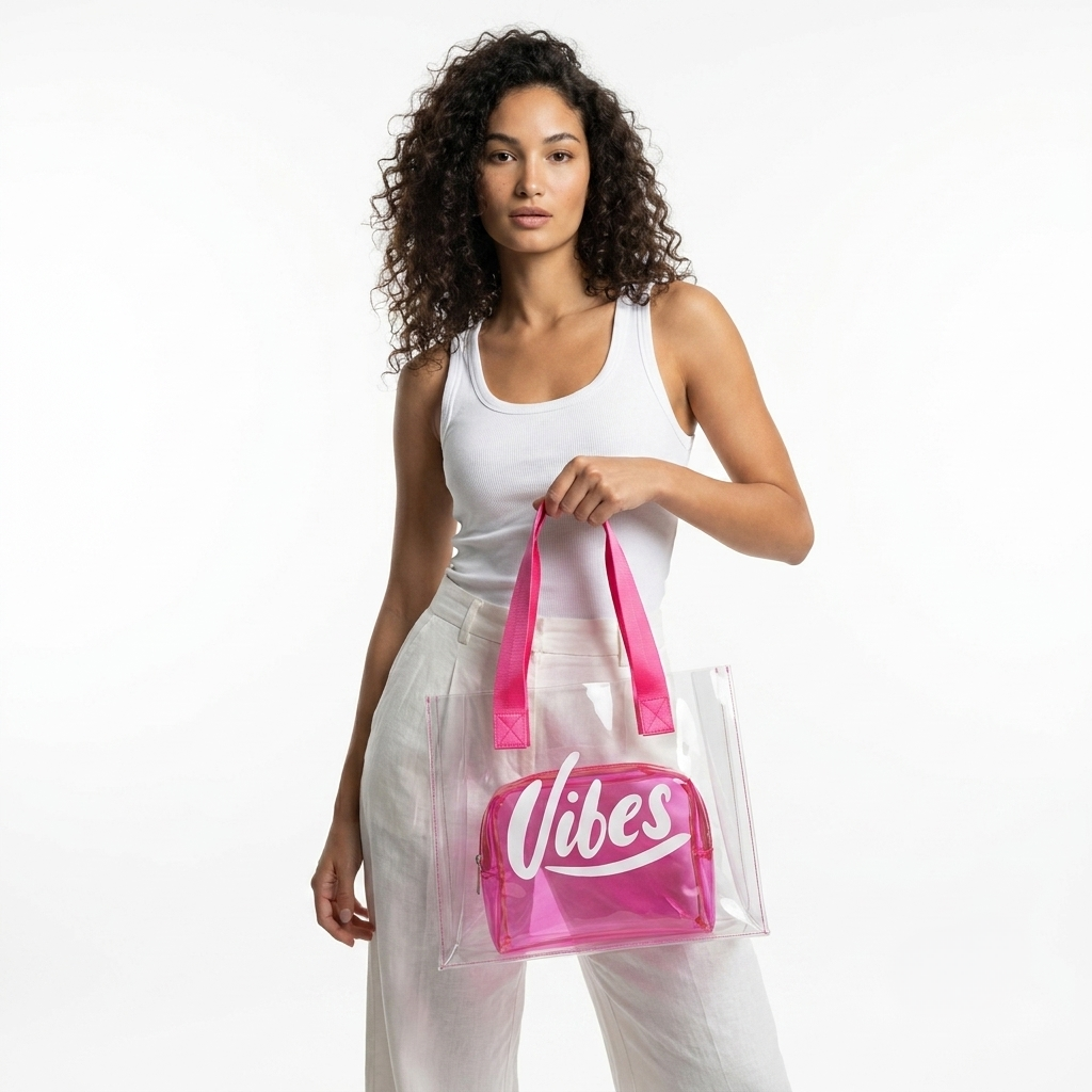 The Barbie Vibe Clear Tote