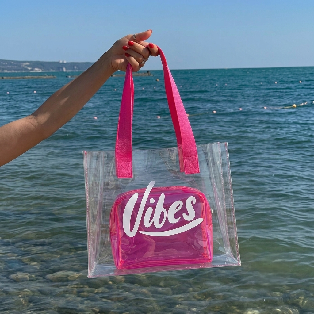 The Barbie Vibe Clear Tote