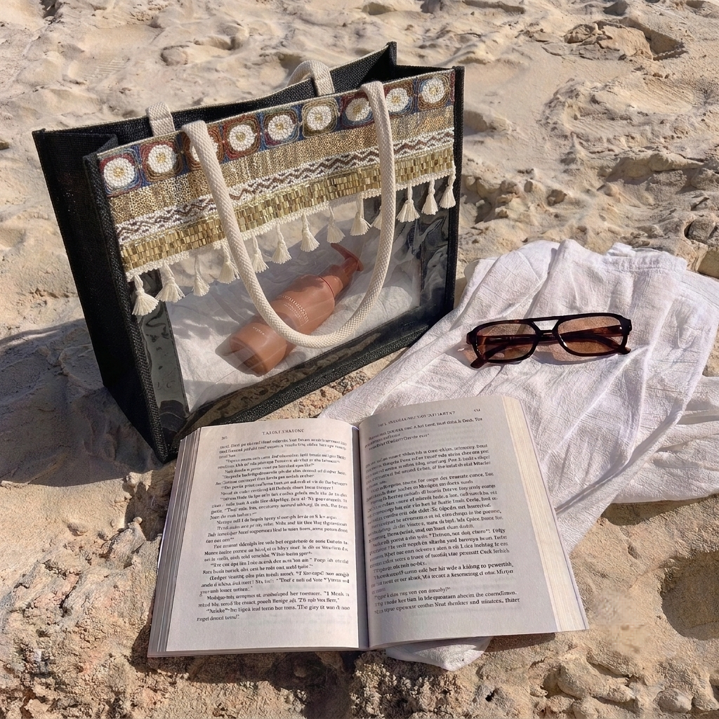 The Bohemian Mosaic Clear Tote