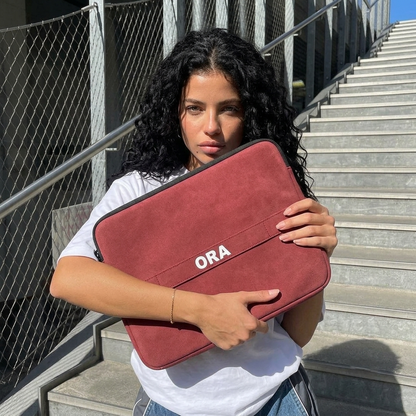 ORA Sentinel Laptop Sleeve in Crimson - ORA