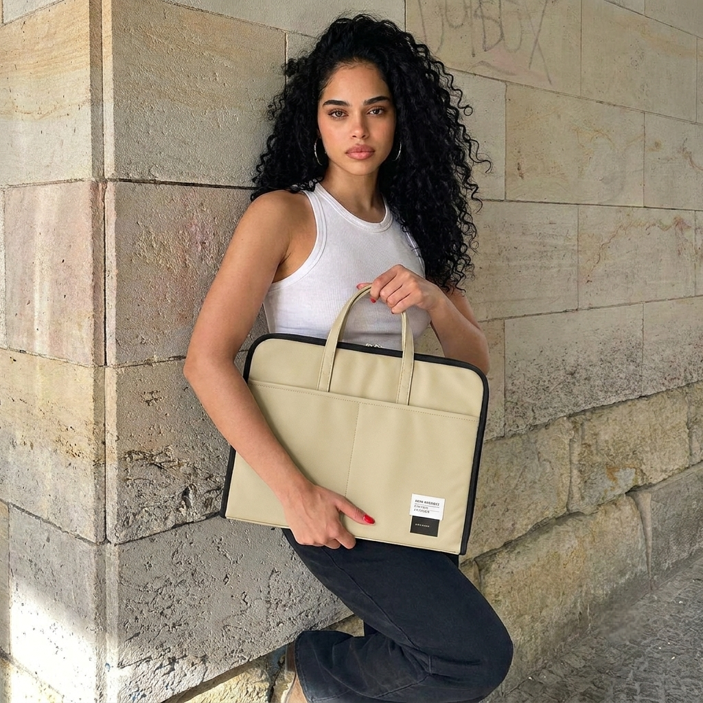 ORA Attache Laptop Bag-Trenchcoat - ORA