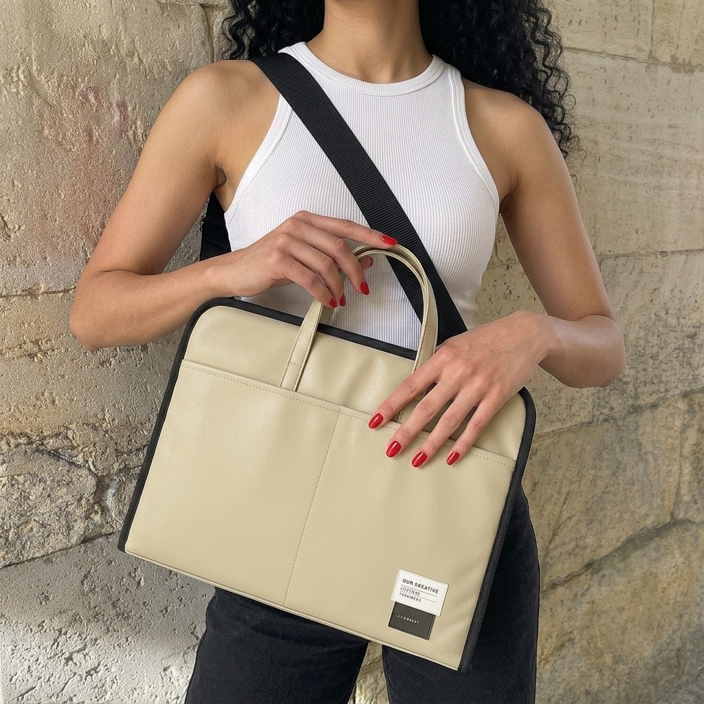 ORA Attache Laptop Bag-Trenchcoat - ORA