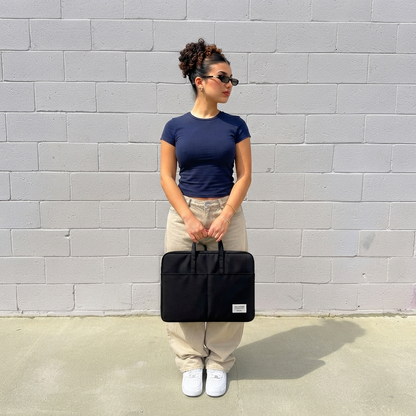 ORA Attache Laptop Bag-Black - ORA
