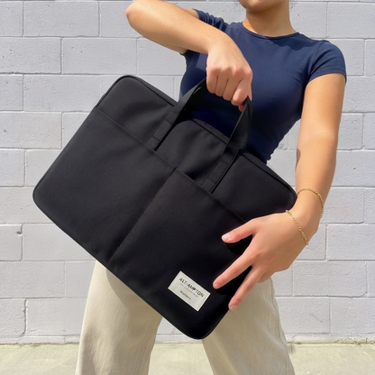 ORA Attache Laptop Bag-Black - ORA