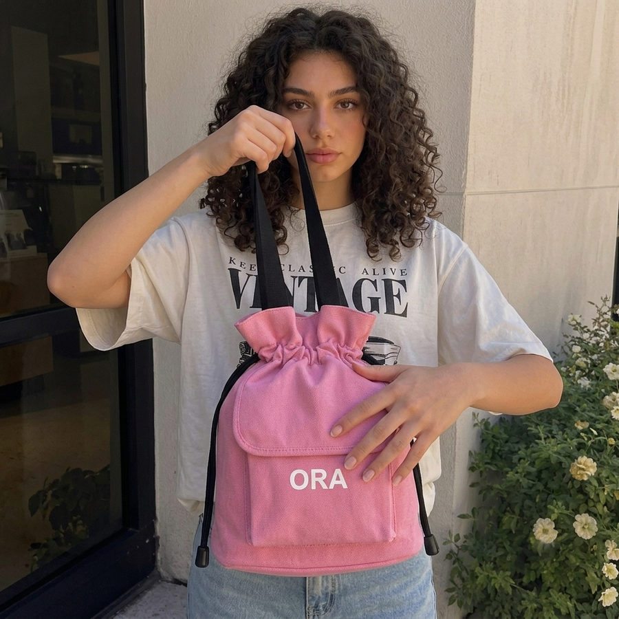 ORA Puff Bag – pink - ORA