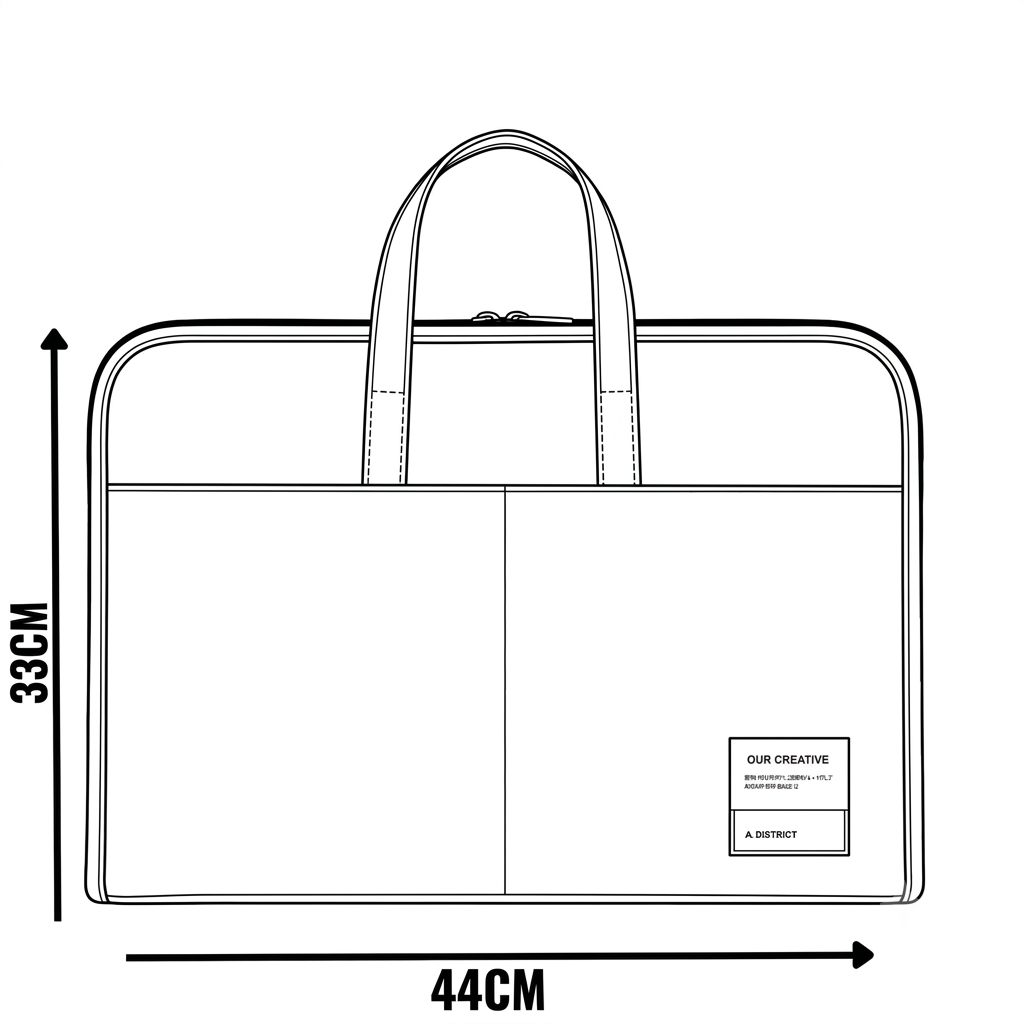 ORA Attache Laptop Bag-olive - ORA