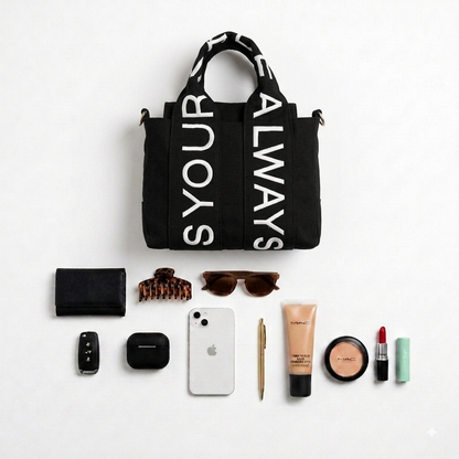 Letters Bag - Black - ORA