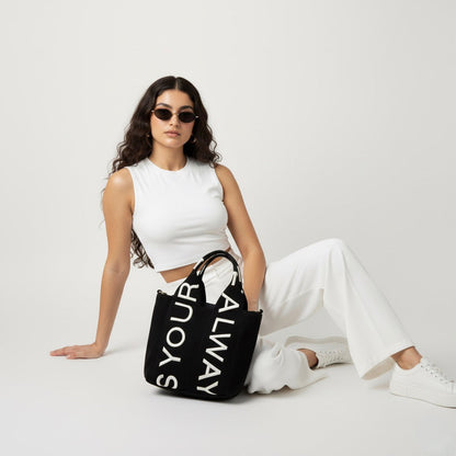 Letters Bag - Black - ORA