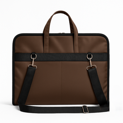 ORA Attache Laptop Bag-Cocoa