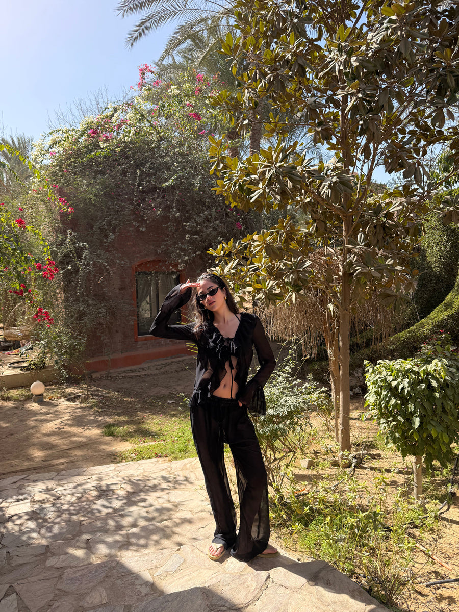 Flowy Chiffon Pants