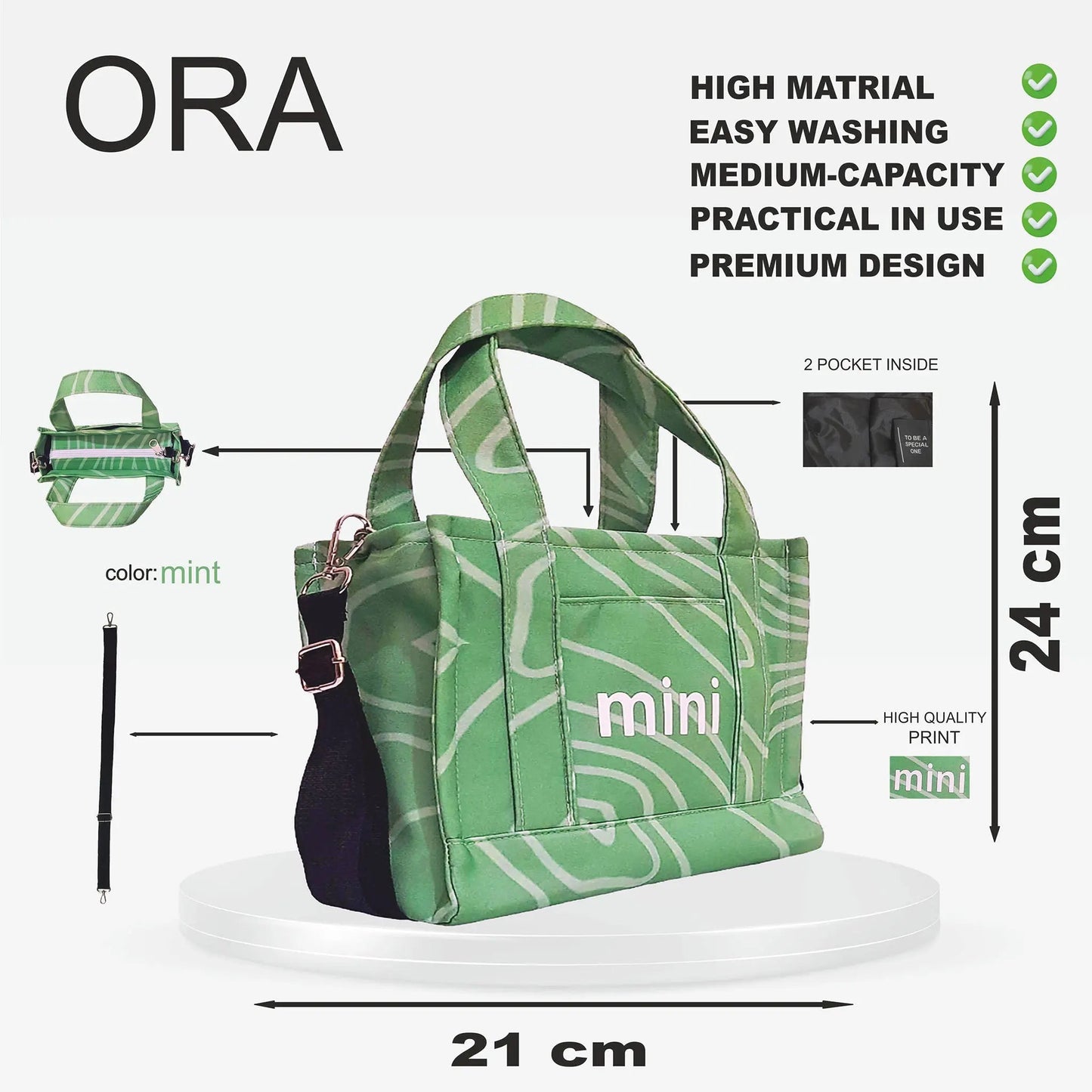 Mini Bag - Mint - ORA