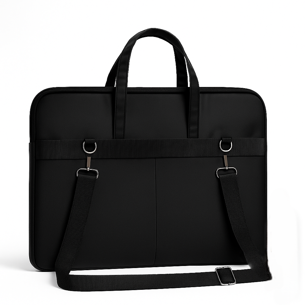 ORA Attache Laptop Bag-Black