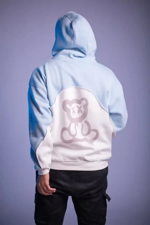Blue-off Whitey hoodie