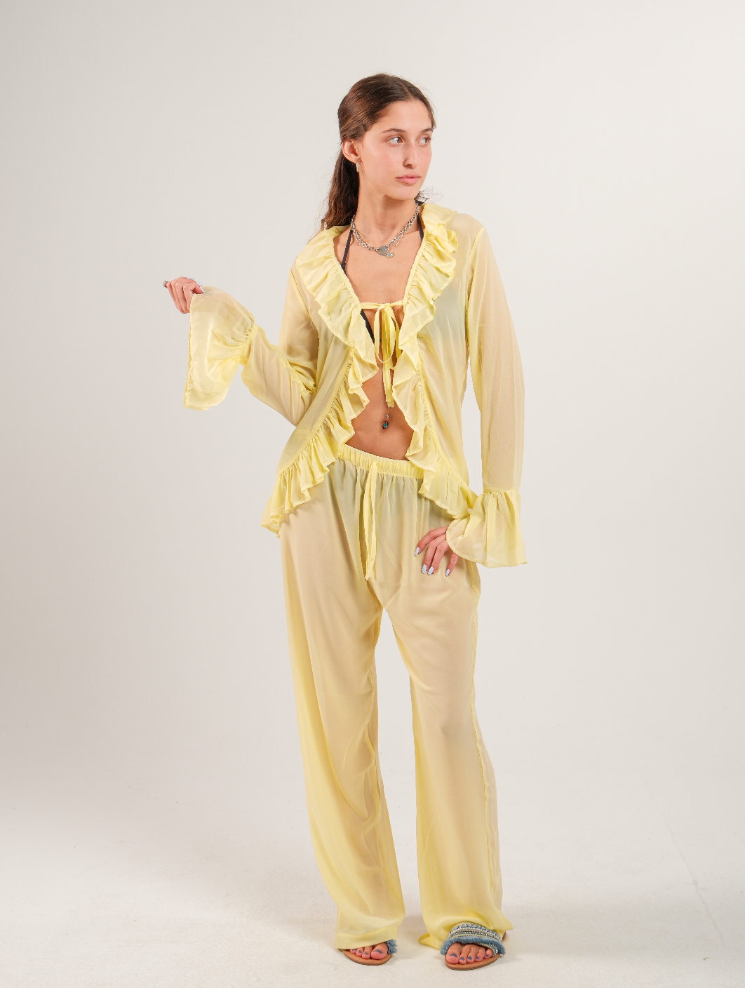 Flowy Chiffon Pants