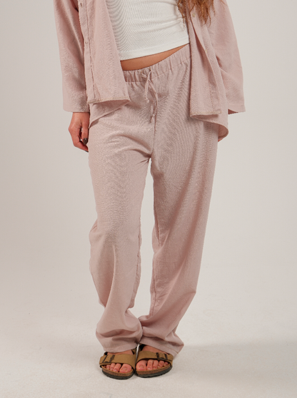 Linen Drawstring Pants