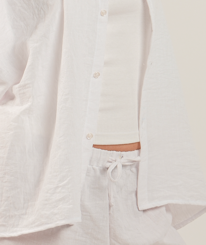 Linen Drawstring Pants
