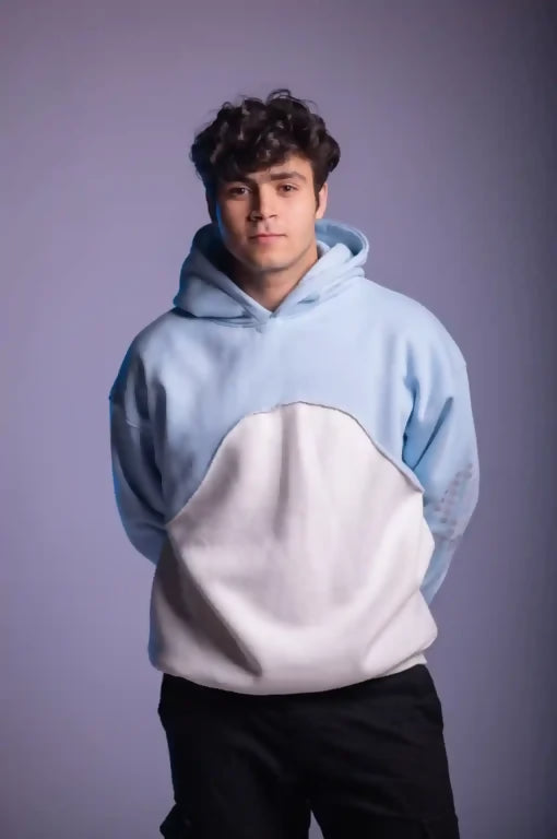 Blue-off Whitey hoodie