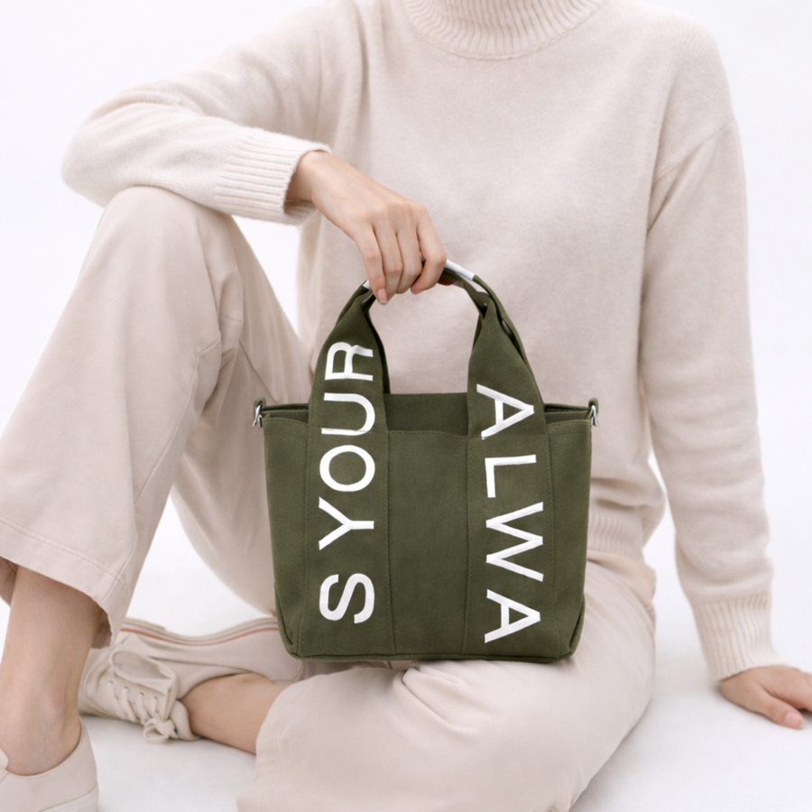 Letter bag olive - ORA