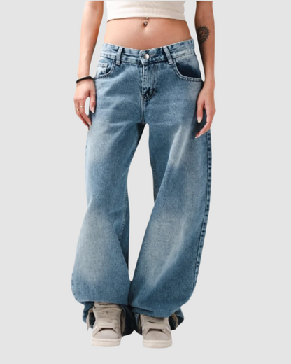 Frenchee Low Waist Baggy Jeans