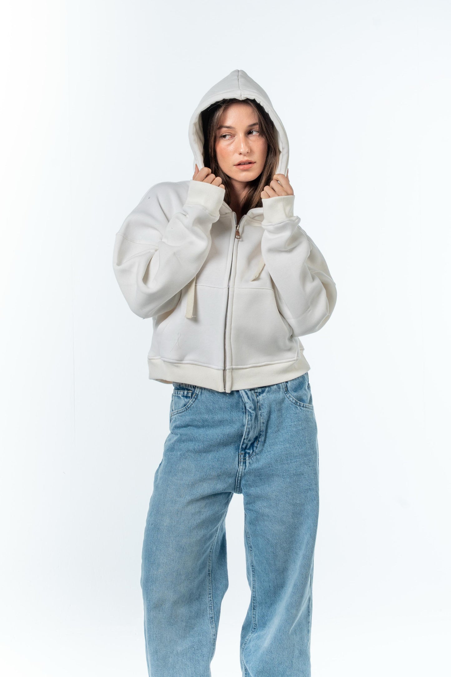 Fluffy Melton Jacket