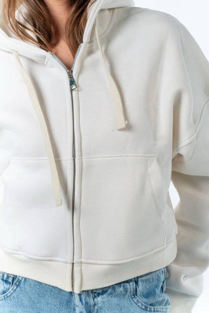 Fluffy Melton Jacket