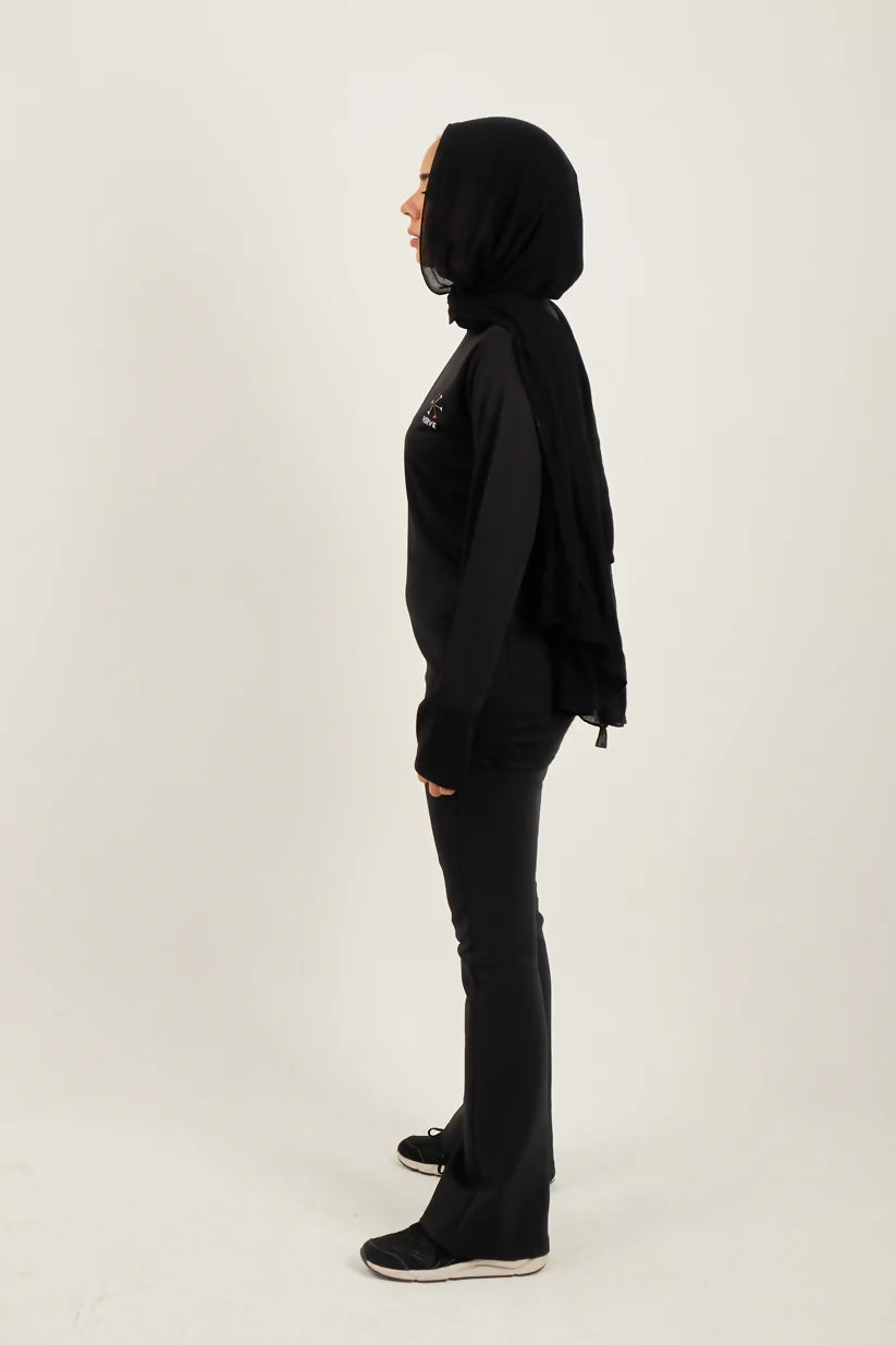 2 PIECE DUO SET (BLACK WILLOW T-SHIRT – STREAM LEGGINGS)