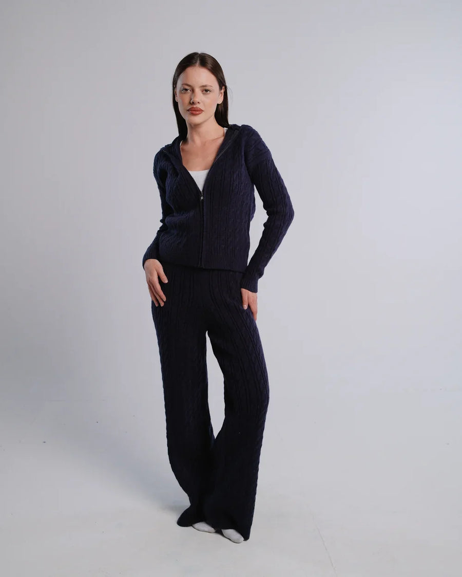 Braided Knit Pants — EXIT FW26 studio photograph 1