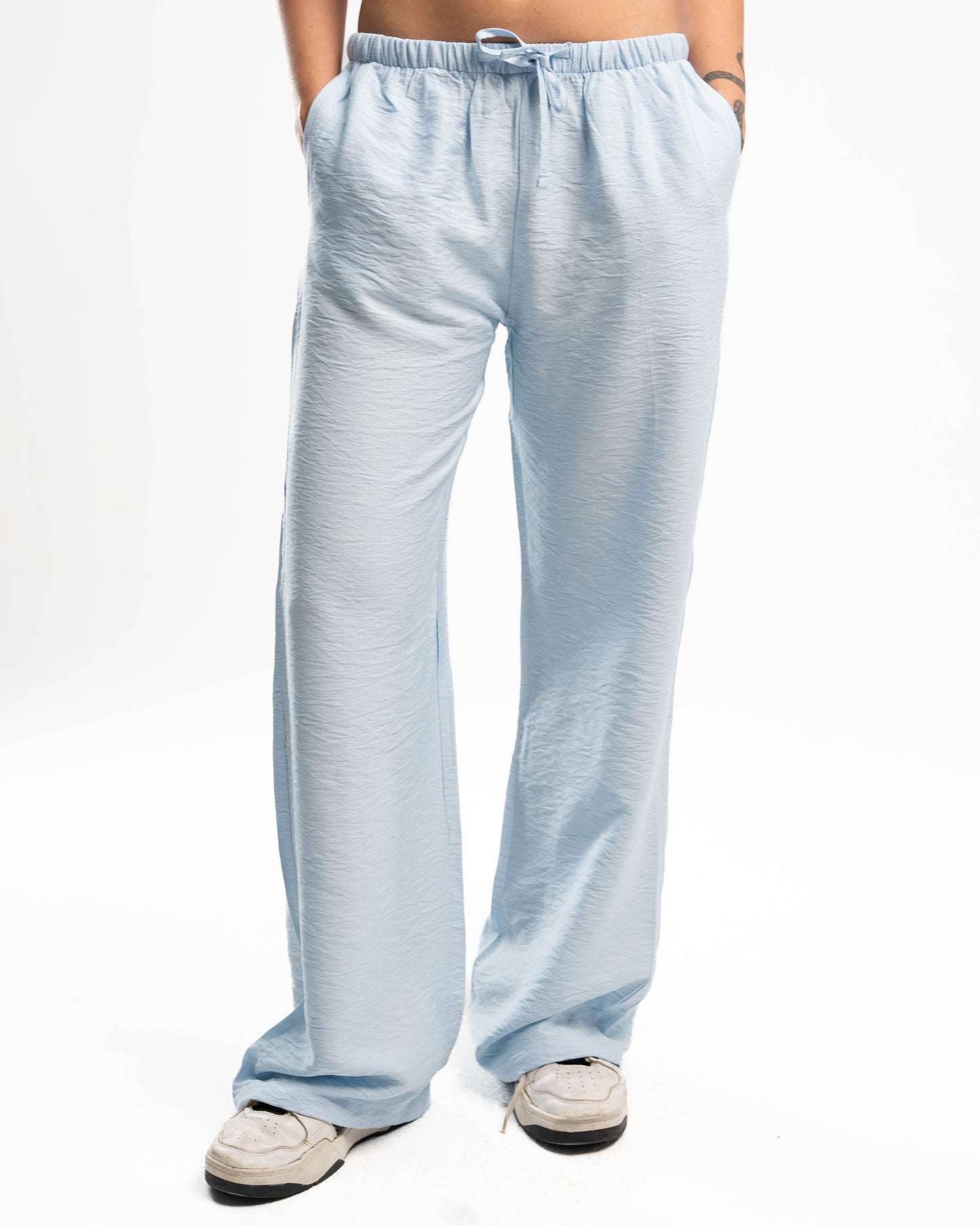 Baby Blue Linen Pants