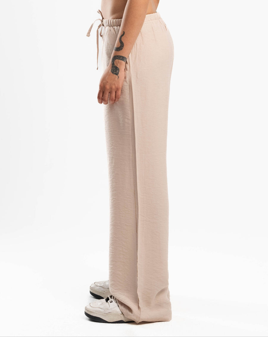 Beige Linen Pants