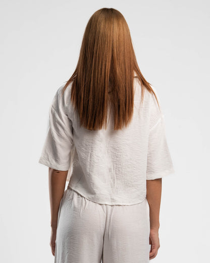 Short Sleeves Linen Shirt