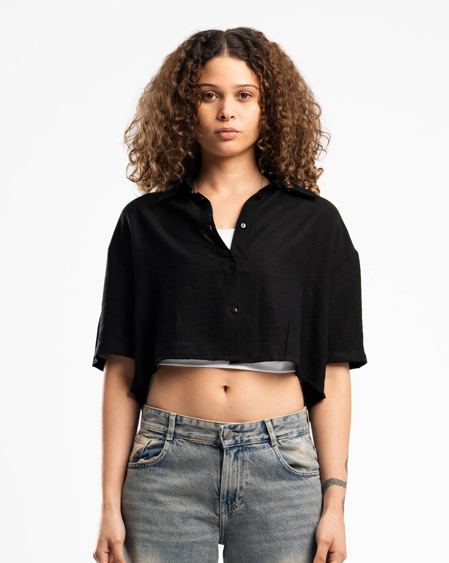 Short Sleeves Linen Shirt