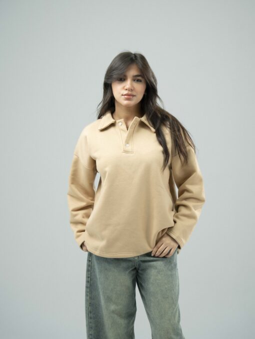 ⁦Plain Sweatshirt⁩ - الصورة ⁦3⁩