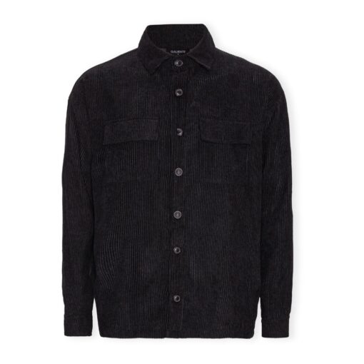 Black corduroy shirt - Image 2