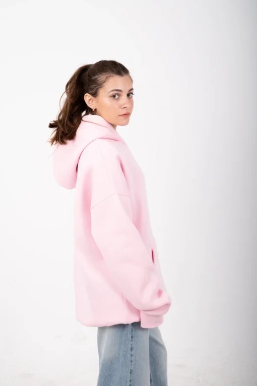 Baby Pink Oversized Hoodie - Image 2