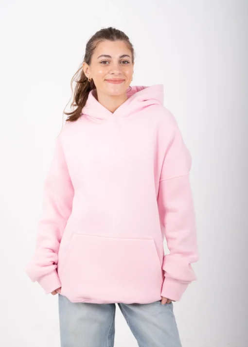 Baby Pink Oversized Hoodie