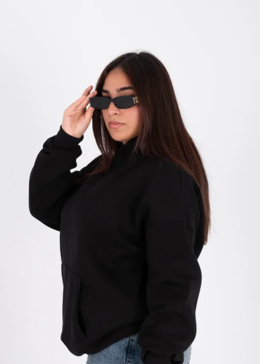 Black Oversized Hoodie